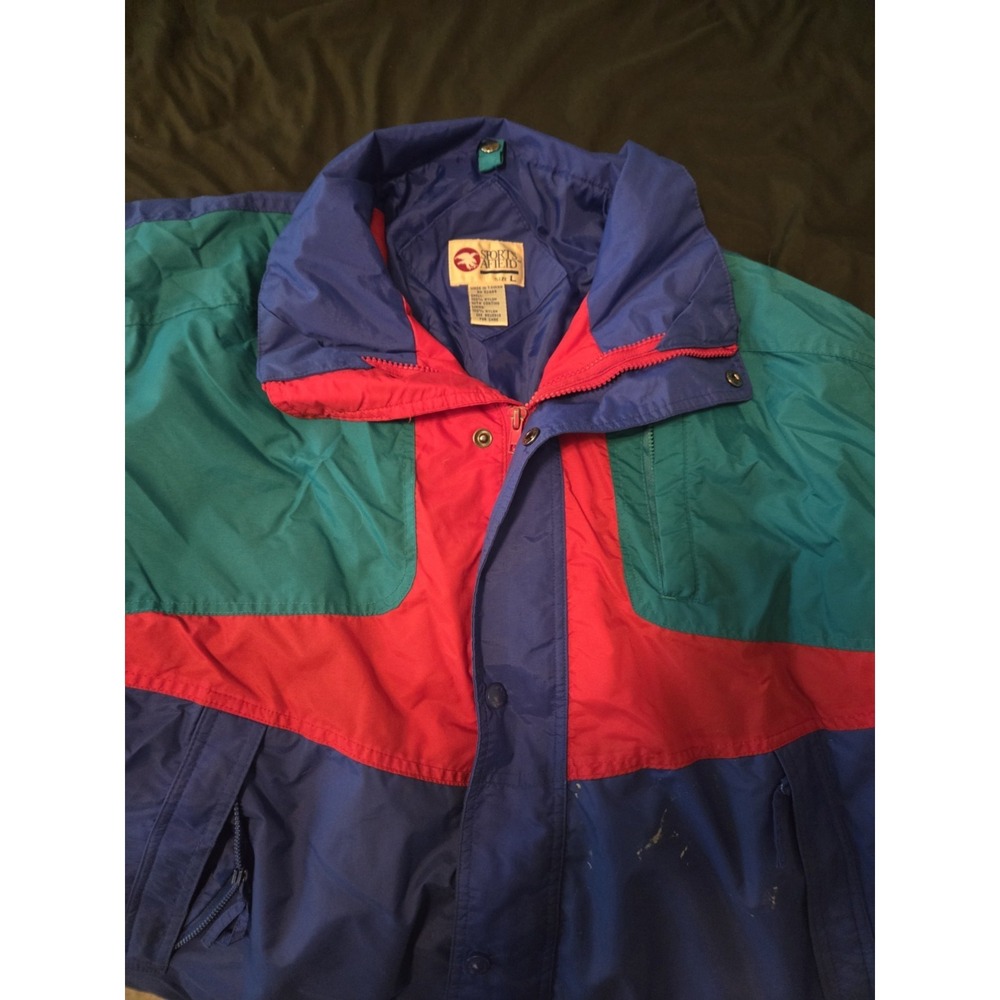 Vintage 90s Sports Afield Colorblock Ski Jacket Size L